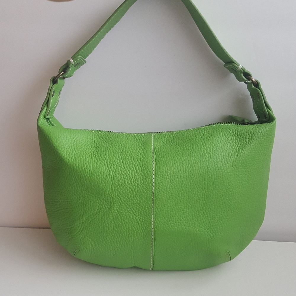 Gap green leather bag.